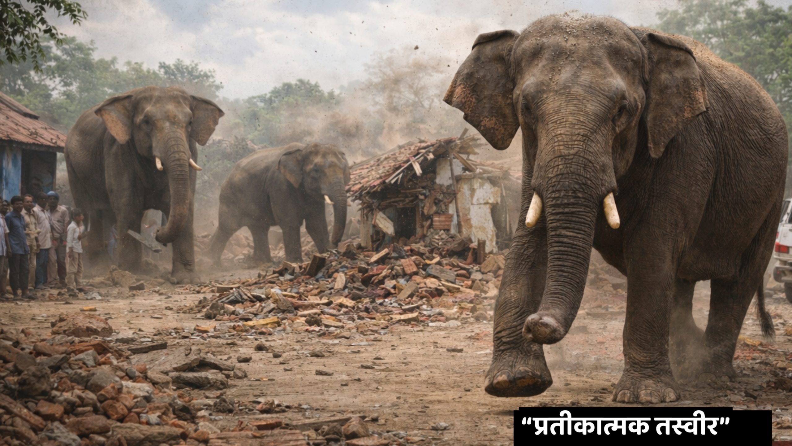 हाथियों का तांडव: हजारीबाग के चुरचू में 6 की मौत, एक ही परिवार के 4 सदस्य शामिल